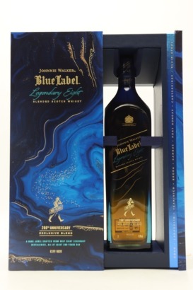 (1) Johnnie Walker Blue Label 'Legendary Eight' Blended Scotch Whisky, 43.8% ABV, 1000ml (GB)