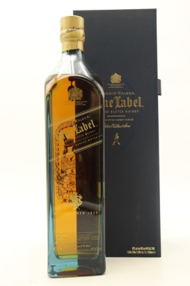(1) Johnnie Walker Blue Label Zodiac Series - Rabbit Edition Blended Scotch Whisky, 40% ABV, 1000ml (GB)