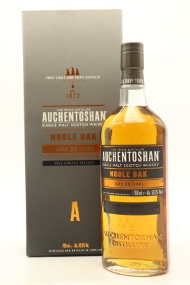 (1) Auchentoshan Noble Oak 24 Year Old Single Malt Scotch Whisky, 50.3% ABV (GB)