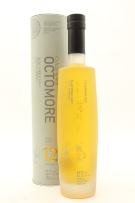 (1) Bruichladdich Octomore Edition 12.3 Super Heavily Peated Single Malt Scotch Whisky, 62.1% ABV (GB)