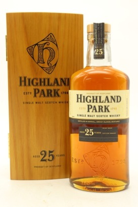 (1) Highland Park 25 Year Old Single Malt Scotch Whisky, 45.7% ABV (GB)