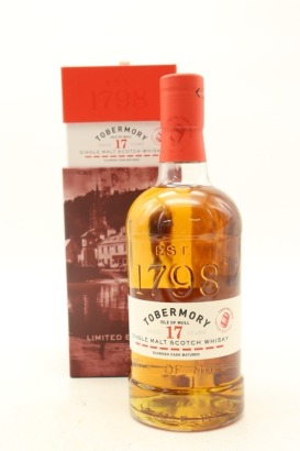 (1) Tobermory Oloroso Cask Matured 17 Year Old Single Malt Scotch Whisky, 55.9% ABV (GB)