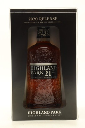 (1) Highland Park 21 Year Old Single Malt Scotch Whisky, 46% ABV (GB)