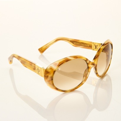 Louis Vuitton, Honey Tortoise Shell Acetate Frame Suspense Sunglasses
