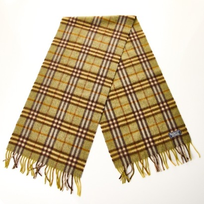 Burberry, Checker Cashmere Scarf