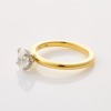 Cul&eacute;t, NZ Made, Platinum / 18ct Yellow Gold, .80ct Diamond Solitaire Ring, GIA certified - 2