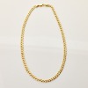 18ct Yellow Gold, 50cm Bevelled Curb Link Chain - 2