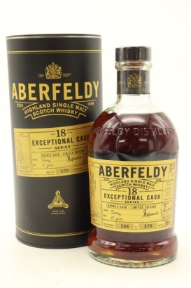 (1) Aberfeldy Exceptional Cask Series 18 Year Old Sherry Finish Cask Strength Single Malt Scotch Whisky, 52% ABV, 700ml (GB)
