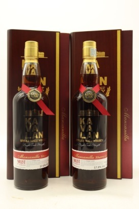 (2) Kavalan Solist Manzanilla Cask Strength Single Malt Whisky, 57.8% ABV (GB)