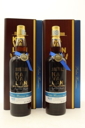 (2) Kavalan Solist Pedro Ximenez Sherry Single Cask Strength Single Malt Whisky, 57.1% ABV (GB)