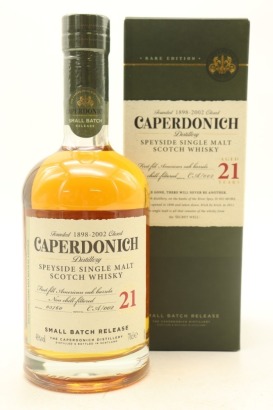 (1) Secret Speyside Caperdonich Small Batch Release 21 Year Old Single Malt Scotch Whisky, 48% ABV (GB)
