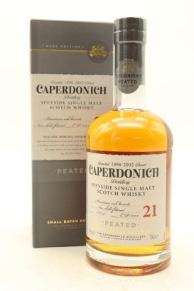 (1) Secret Speyside Caperdonich Small Batch Release Peated 21 Year Old Single Malt Scotch Whisky, 48% ABV (GB)