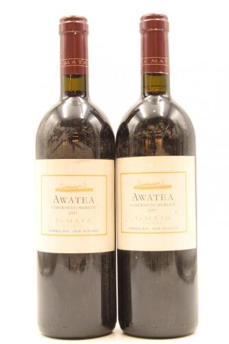 (2) 2007 Te Mata Estate Awatea Cabernets Merlot, Hawkes Bay
