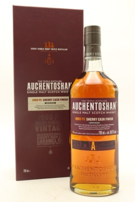 (1) Auchentoshan 1988 PX Sherry Cask Finish 29 Year Old Single Malt Scotch Whisky, 49.7% ABV (GB)
