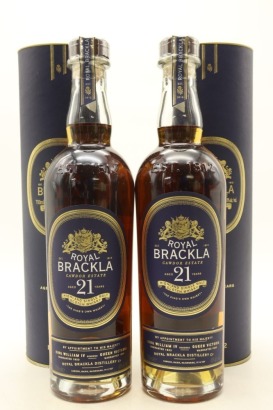 (2) Royal Brackla Cawdor Estate 21 Year Old Single Malt Scotch Whisky, 40% ABV (GB)
