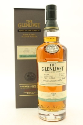 (1) The Glenlivet Single Cask Edition Ladderfoot 16 Year Old Single Malt Scotch Whisky, 58.6% ABV (GB)