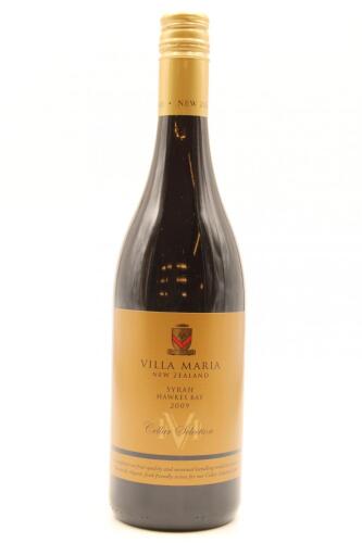 (1) 2009 Villa Maria Cellar Selection Syrah, Hawkes Bay [BC95]