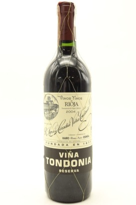 (1) 2004 R. Lopez de Heredia Vina Tondonia Reserva, Rioja DOCa [JR18]
