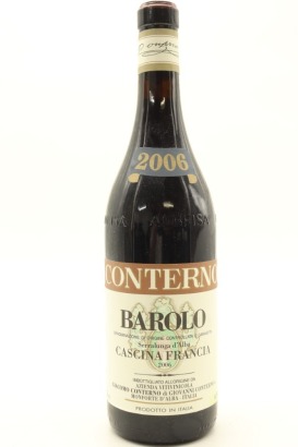 (1) 2006 Giacomo Conterno Francia Barolo DOCG, Piedmont [JR17.5] [RP96] [WS94]