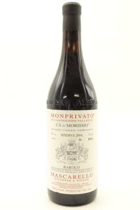 (1) 2004 Giuseppe Mascarello e Figlio Monprivato Ca d'Morissio, Barolo Riserva DOCG [JR18] [RP96] [WS98]
