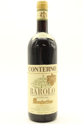 (1) 2001 Giacomo Conterno Monfortino, Barolo Riserva DOCG [RP98] [WS95]