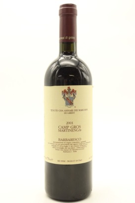 (1) 2001 Tenute Cisa Asinari Marchesi di Gresy Camp Gros Martinenga, Barbaresco DOCG