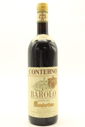 (1) 2004 Giacomo Conterno Monfortino, Barolo Riserva DOCG [RP100]