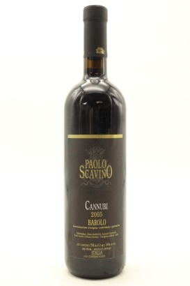 (1) 2005 Paolo Scavino Cannubi, Barolo DOCG [JR16.5] [WS93]