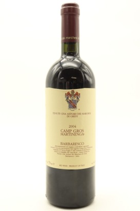 (1) 2004 Tenute Cisa Asinari Marchesi di Gresy Camp Gros Martinenga, Barbaresco DOCG [JR17]