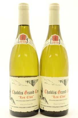 (2) 2018 Rene et Vincent Dauvissat-Camus Les Clos, Chablis Grand Cru [RP95] &diams;