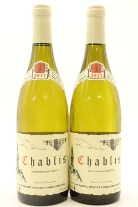 (2) 2017 Rene et Vincent Dauvissats Chablis, Burgundy &diams;