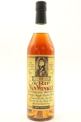 (1) Old Rip Van Winkle Handmade 10 Year Old Kentucky Straight Bourbon Whiskey, 53.5% ABV, 750ml