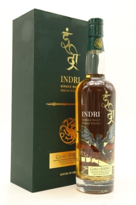 (1) Indri Game of Thrones House of the Dragon Exclusive Edition - House of Green Single Malt Indian Whisky, 46% ABV, 750ml (GB)