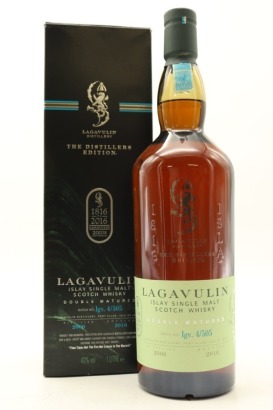 (1) 2000 Lagavulin 'The Distillers Edition' Double Matured Single Malt Scotch Whisky, 4/505, 43% ABV, 1000ml (GB)