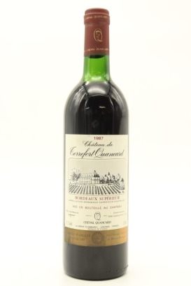(1) 1987 Chateau de Terrefort-Quancard, Bordeaux Superieur (US)