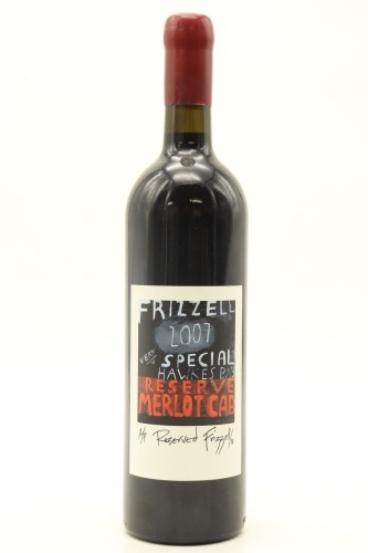 (1) 2007 Frizzell Special Reserve Merlot Cab, Hawke's Bay