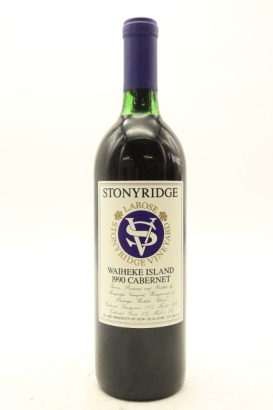 (1) 1990 Stonyridge Vineyard Larose, Waiheke Island
