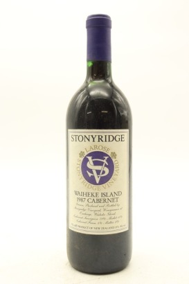 (1) 1987 Stonyridge Vineyard Larose, Waiheke Island