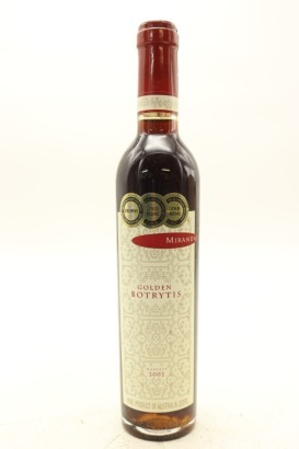(1) 2002 Miranda Golden Botrytis, Griffith, 375ml