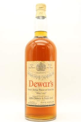 (1) Dewar's White Label Finest Scotch Whisky, 6.526kg, Approx 4500ml