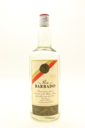 (1) Ron Barbado Special Blend Dry/Light Rum Bottled in NZ, 40% ABV, 1125ml, Circa. 1970's