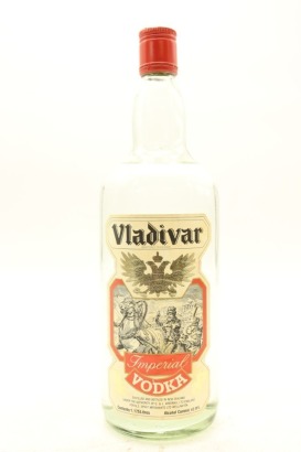 (1) Vladivar Imperial Vodka, New Zealand, 42.9%, 1125ml, Circa. 1970's