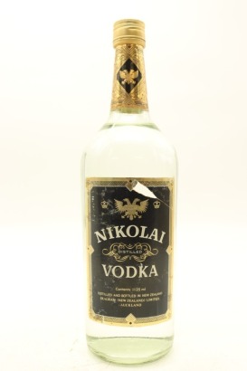 (1) Nikolai Vodka, New Zealand, 1125ml, Circa. 1970's