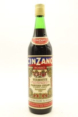 (1) Cinzano Rosso Sweet Vermouth, New Zealand, 16% ABV, 750ml, Circa. 1970's