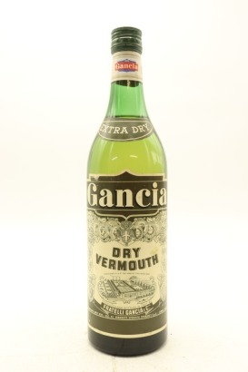 (1) Gancia Extra Dry White Vermouth, Piedmont, circa 1970s