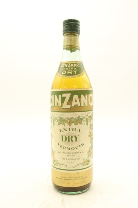 (1) Cinzano Bianco Extra Dry Vermouth, New Zealand, Circa. 1970's