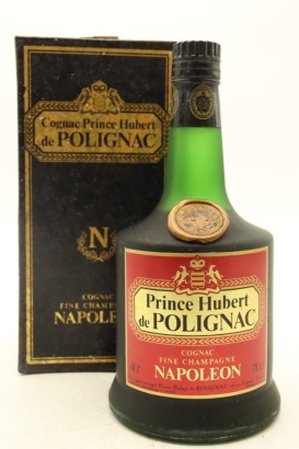 (1) Prince Hubert de Polignac Fine Champagne Cognac, 40% ABV, Circa. 1980's (GB)
