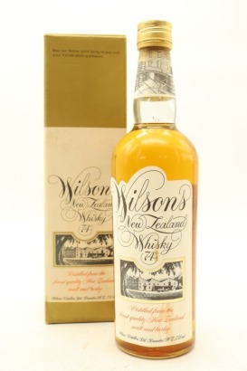 (1) Wilson's New Zealand Malt & Barley Whisky, 750ml, Circa 1970s (US) (GB)