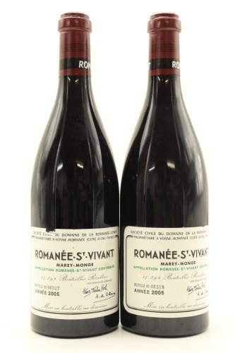(2) 2005 Domaine de la Romanee-Conti Romanee-Saint-Vivant Grand Cru, Cote de Nuits [JR19] [RP96-97] (STOL)