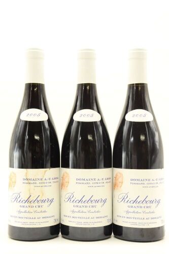 (3) 2005 Domaine A.F. Gros Richebourg Grand Cru, Cote de Nuits